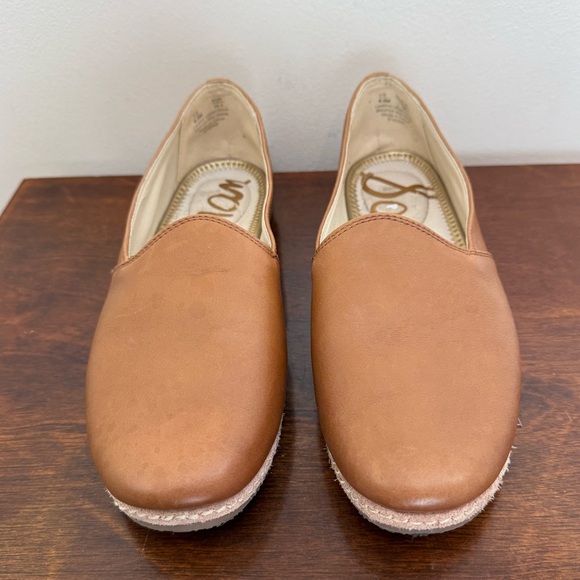 Sam Edelman Everie comfy tan light brown leather loafers size 8.5 - Picture 5 of 16